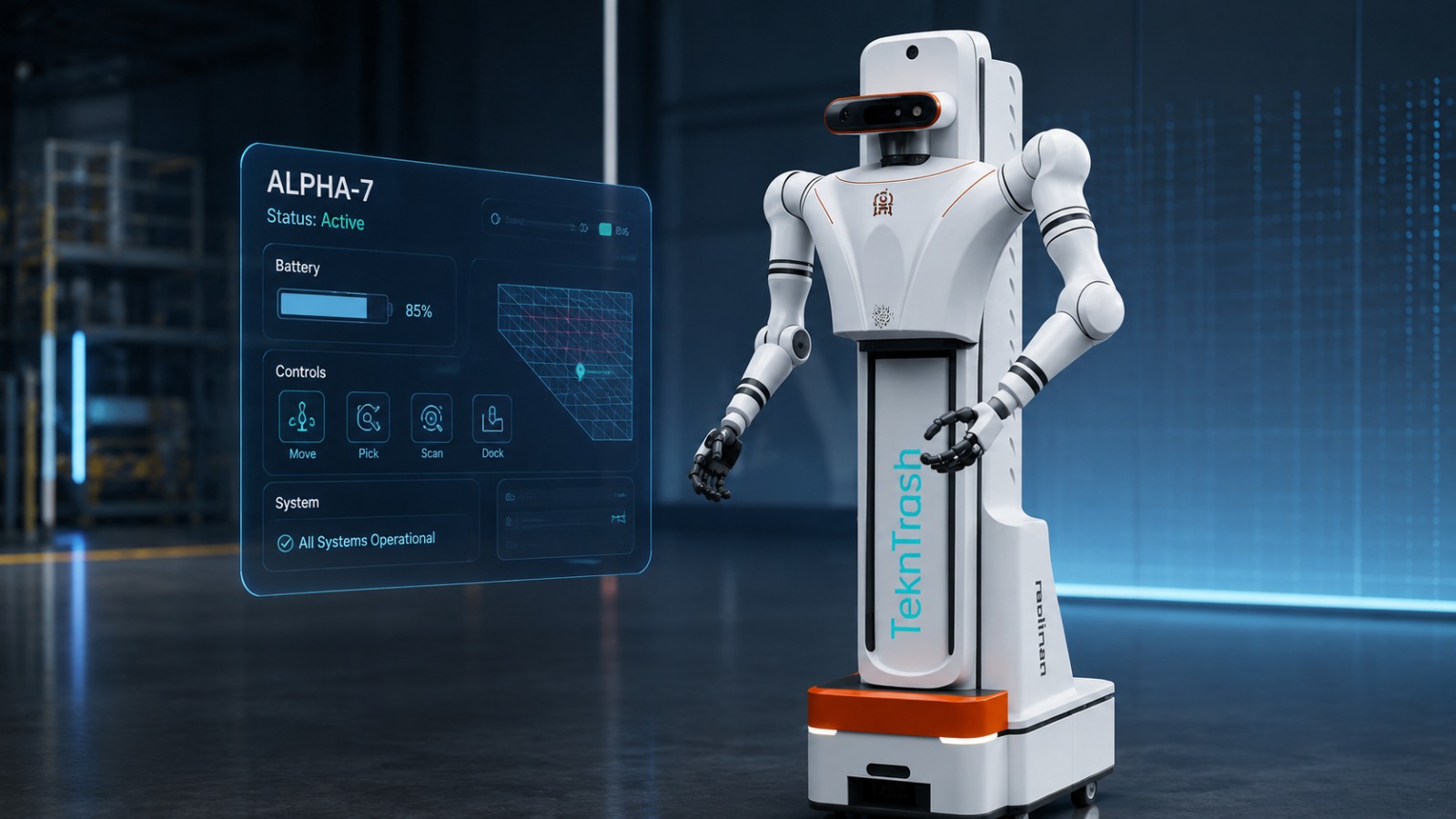 Robot control through HoloLab