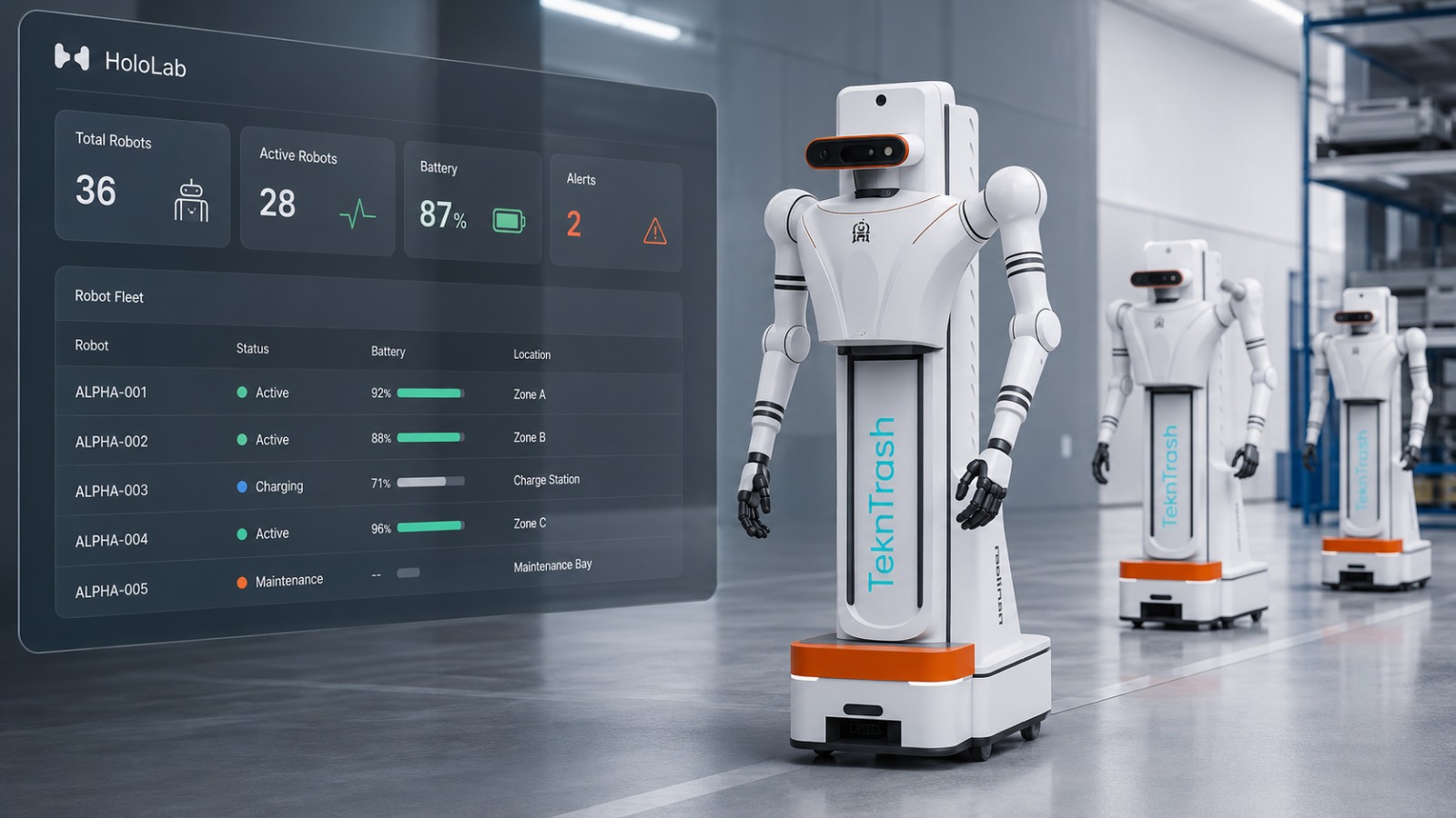 HoloLab robot fleet management